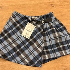 Plaid Girls Skort
